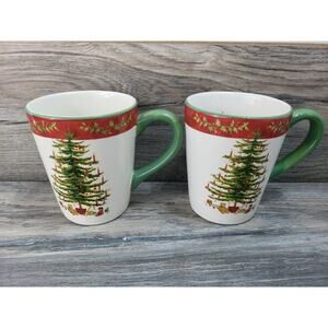 Holiday Home Betty Whiteaker Christmas Tree Coffee Mug Cup